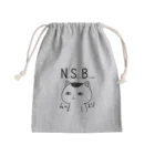 Michath/ミチャスのNSB(ノットスマイルブッちゃん） Mini Drawstring Bag