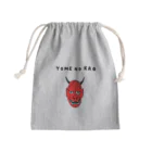 NIKORASU GOの大好きな奥さんのもとに一刻も早く帰りたいあなたへ「YOMENOKAO」 Mini Drawstring Bag