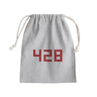 LoLoのただの偶数・赤（428） Mini Drawstring Bag