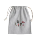 tsubasamoonのLONDON 天使のひよこちゃんと黒猫ムーン Mini Drawstring Bag