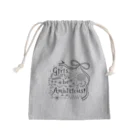 アトリエ・ハンナのがーるず・びー・あんびしゃす Mini Drawstring Bag