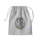 Full of vitality　(フル　オブ　バイタリティ)のwhite☆lion　(白いライオン)　白バージョン　Full of vitality　(フル　オブ　バイタリティ) Mini Drawstring Bag