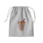 おはるさんのcoffeetime Mini Drawstring Bag