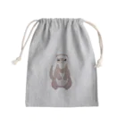 まめまま（フェレット）のフェレットシャンペン Mini Drawstring Bag