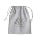 きょうりゅう はっくつ せんたーのcroissant Mini Drawstring Bag