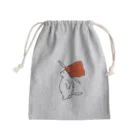 石川ともこのきんちゃく帽子猫 Mini Drawstring Bag