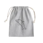 ゆるかわ動物園のゆるイルカ Mini Drawstring Bag