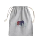 NIKORASU GOのユーモアメッセージデザイン「そこのけそこのけ」 Mini Drawstring Bag