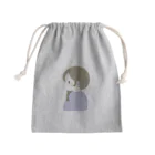 うき＊*の薄紫ニットの女の子 Mini Drawstring Bag