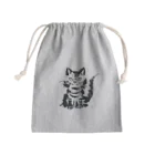 ランタン・タンのネコsumi-neko Mini Drawstring Bag