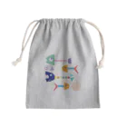 toco-tocoのカラフルボーン Mini Drawstring Bag