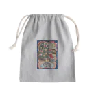 Ａｔｅｌｉｅｒ　Ｈｅｕｒｅｕｘのサンタパパと子猫たち Mini Drawstring Bag