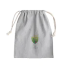 Drecome_Designの食べかけクリームソーダ Mini Drawstring Bag