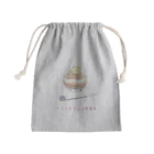 クマバチゴルフ倶楽部のクマバチとモンブラン Mini Drawstring Bag