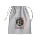 NUNAのペロペロダックス　おんちぃ　縁取り Mini Drawstring Bag