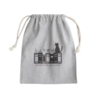 café Mo.freeのもふり書房ロゴ Mini Drawstring Bag