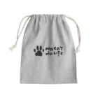 café Mo.freeのNO CAT NO LIFE Mini Drawstring Bag