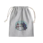 そらいろもようの雪だるま！ Mini Drawstring Bag