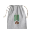 comorimushiのこもりむし中の冬眠クマ Mini Drawstring Bag