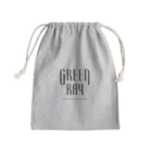 Green Ray Saxophone Quartet公式グッズ♪の【黒ロゴ】ぐりーんれい Mini Drawstring Bag