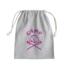 CAMPUNKのCAMP(ピンク) Mini Drawstring Bag