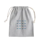 のびネコとおさかなのお店のおさかなの行列 Mini Drawstring Bag