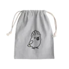 Cody the LovebirdのChubby Bird タイハクオウム Mini Drawstring Bag