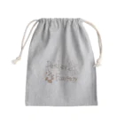 WORLDWIDEのピーラーファンタジーカフェブラウン Mini Drawstring Bag