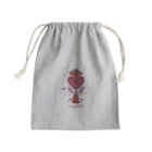 IZANAMI by Akane Yabushitaのメキシコのハートタッセル（ピンク） Mini Drawstring Bag