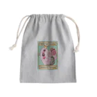 Ａｔｅｌｉｅｒ　Ｈｅｕｒｅｕｘの猫💗猫 バレンタイン　Heureux de Partager Mini Drawstring Bag