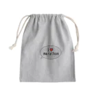 mahalo42.195のマラソンLOVE Mini Drawstring Bag