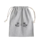 Fondhuの曖昧な阿吽（狛犬） Mini Drawstring Bag