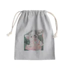 どん米&Miranda  フレンチブルドッグのどんミラですのHello ミランダ　〜yammy yammy〜 フレンチブルドッグ Mini Drawstring Bag