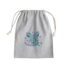 よぴ屋の青ペットくん Mini Drawstring Bag