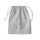 手描きと時々写真の海は自由だお魚だ Mini Drawstring Bag