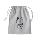 ゆるいおもち屋のゆるいねこさ(モノクロ) Mini Drawstring Bag