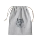 筆ペンどうぶつの筆ペン柴犬さん Mini Drawstring Bag