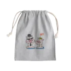 うさぎまるえkawaiishop の豚汁兄弟ー爆笑 Mini Drawstring Bag