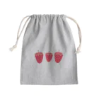 koricontentsのトリプルベリー Mini Drawstring Bag