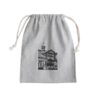 気ままに創作　よろず堂のありがとう原宿駅（切り絵風・枠無し） Mini Drawstring Bag