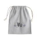 _Raikuのお花 すぎぐま ころっぺ 白黒 Mini Drawstring Bag