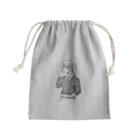 shikazu fashionの可愛いペン画イラスト Mini Drawstring Bag