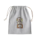 Piyocoloreの三匹の仲良し子ブタくん Mini Drawstring Bag