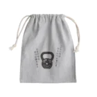 あるルートのパーソナルトレーナーピッピのケトルベル君 Mini Drawstring Bag