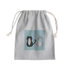 ひまわりのcat Mini Drawstring Bag