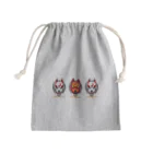 月が輝くこんな夜にの狐兄弟 Mini Drawstring Bag