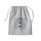 a子の水色ハニーガール Mini Drawstring Bag