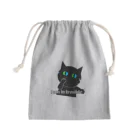 POPUP_KOBE_MARIKOの困った〜焦るねこ Mini Drawstring Bag