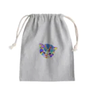 meiroのカラフルな猫 Mini Drawstring Bag