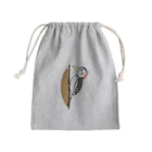 chicodeza by suzuriのかなり頑張るキツツキ君 Mini Drawstring Bag